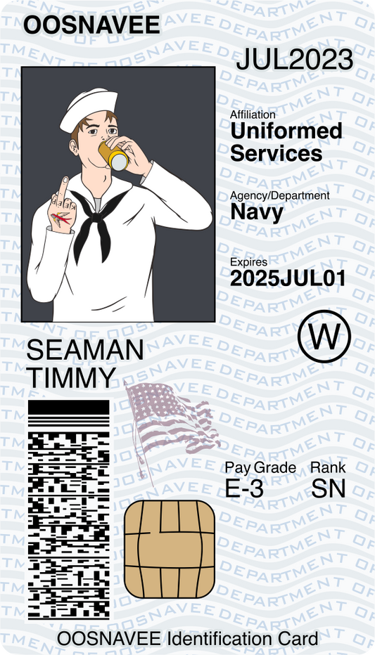 Seaman Timmy CAC sticker